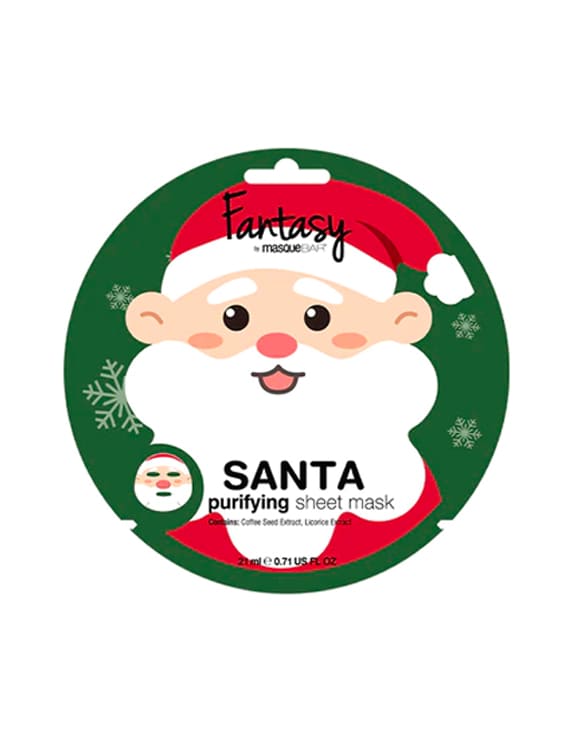 MASCHERA IN TESSUTO BABBO NATALE