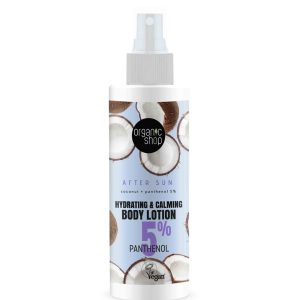 LATTE CORPO DOPOSOLE CON PANTENOLO E COCCO organic shop