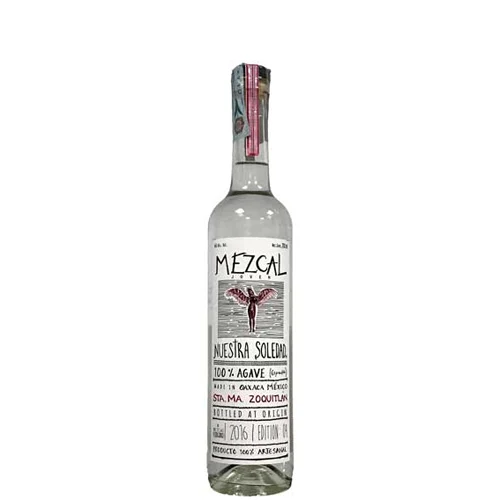 Mezcal Nuestra Soledad Sta.ma. Zoquitlan Joven cl 70