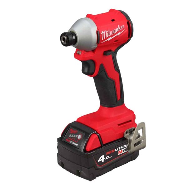 Milwaukee M18 BLIDRC-402C AVVITATORE AD IMPULSI 18V BRUSHLESS ATTACCO 1/4″ 190NM DI COPPIA - immagine 2