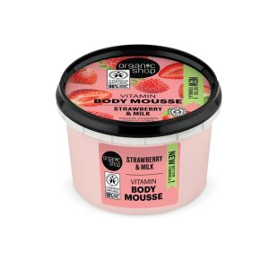 STRAWBERRY & MILK BODY MOUSSE organic shop