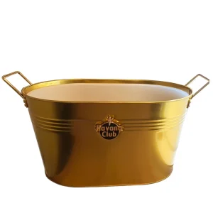Secchiello Havana Club Ice Bucket Gold Metallo 48.5x 27.7x 45 Cm