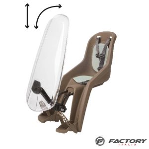 Parabrezza bici per bambini attacco al seggiolino