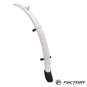 Parafanghi bici 28 pollici city bike in ABS 48 mm bianchi