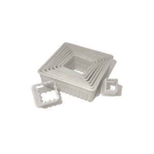 Set Stampini Biscotti & Tagliapasta – QUADRATI festonati