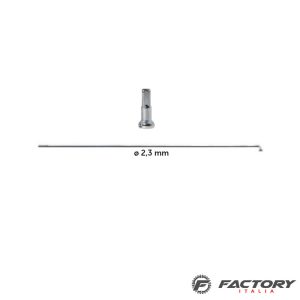 Raggio ruota bicicletta in acciaio 258 x 2.3 mm