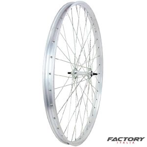 Ruota bici R anteriore 26x 1 2 tutta in ferro