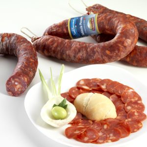 Salsiccia Piccante Calabria SAN VINCENZO 0.25kg c.a.