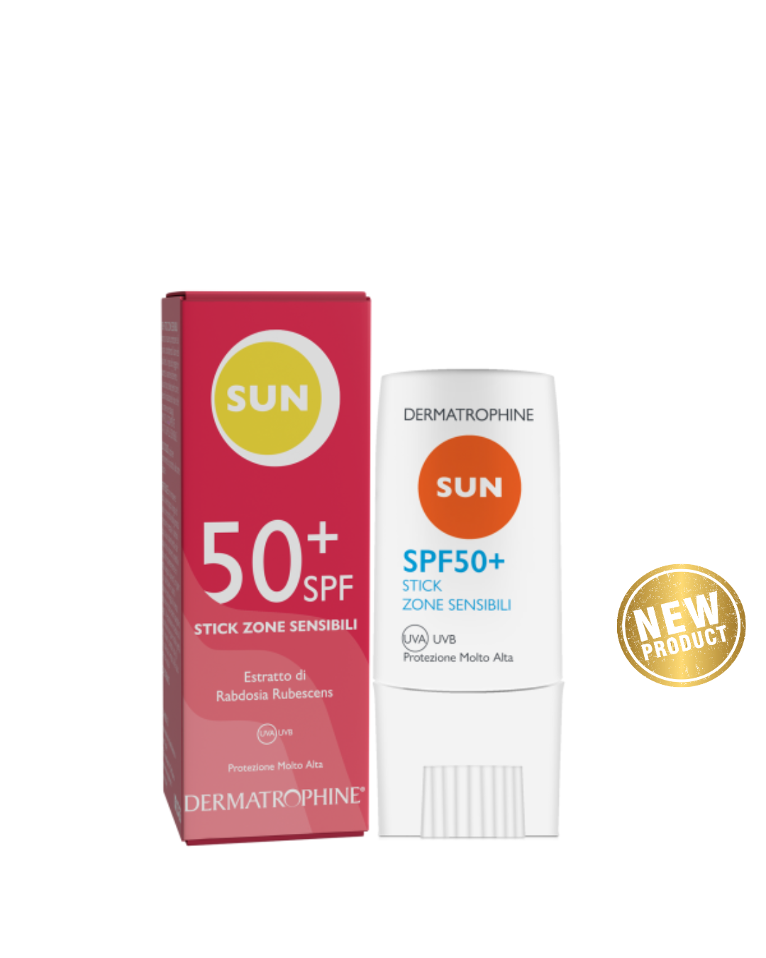 DERMA SUN SPF 50+ STICK ZONE SENSIBILI TATTOO 10 ML