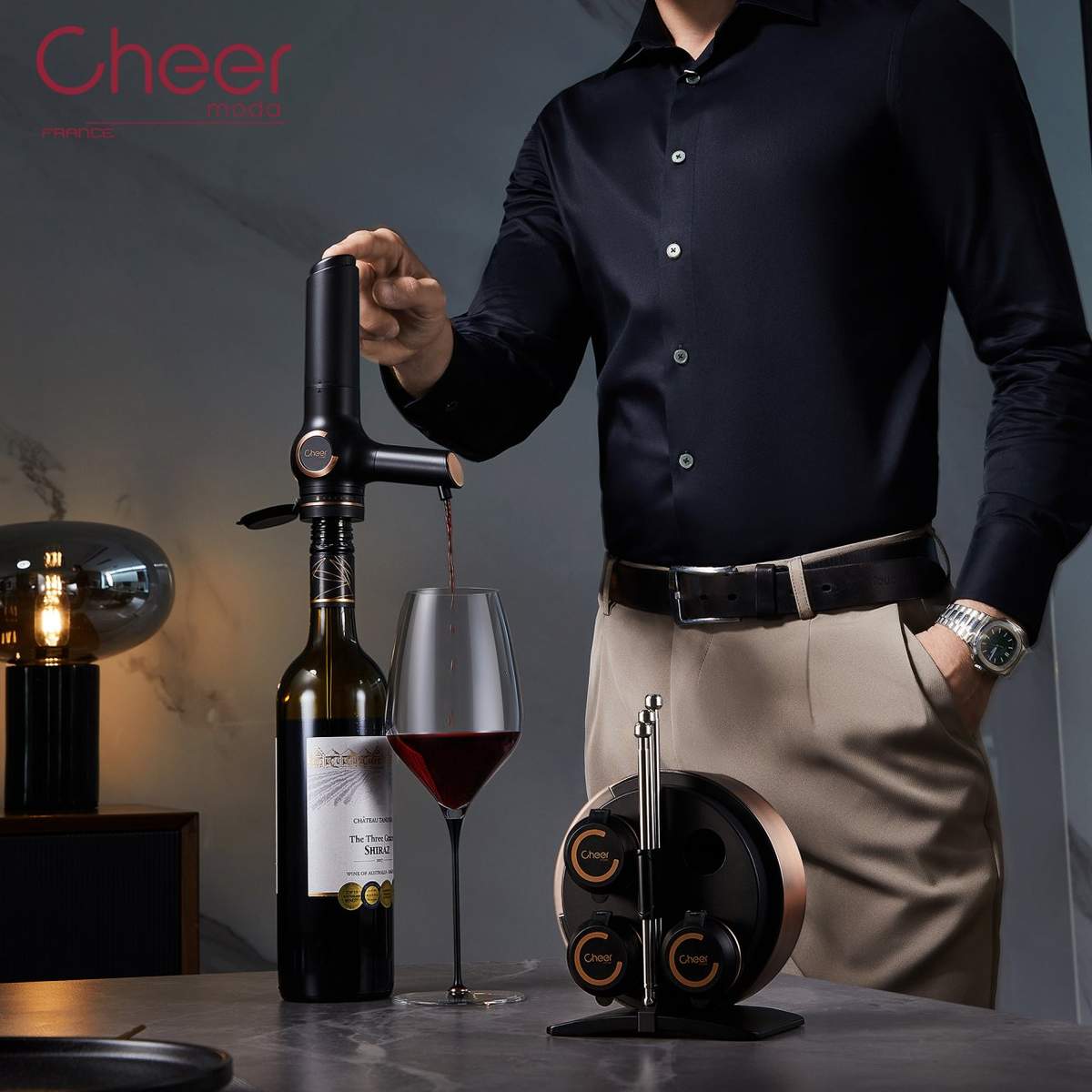 Sistema conservazione vino Connoisseur Cheer Moda CH23000 - immagine 8