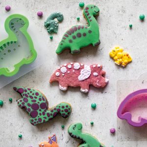 Set Taglia Biscotti con Stencil “Dino” (4 pz)