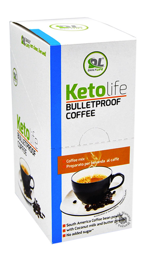 Daily Life Keto Life Bulletproof Coffee 10 Bustine X 12 g. - immagine 2