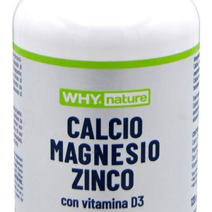 Why Nature Calcio Magnesio Zinco 120 Compresse