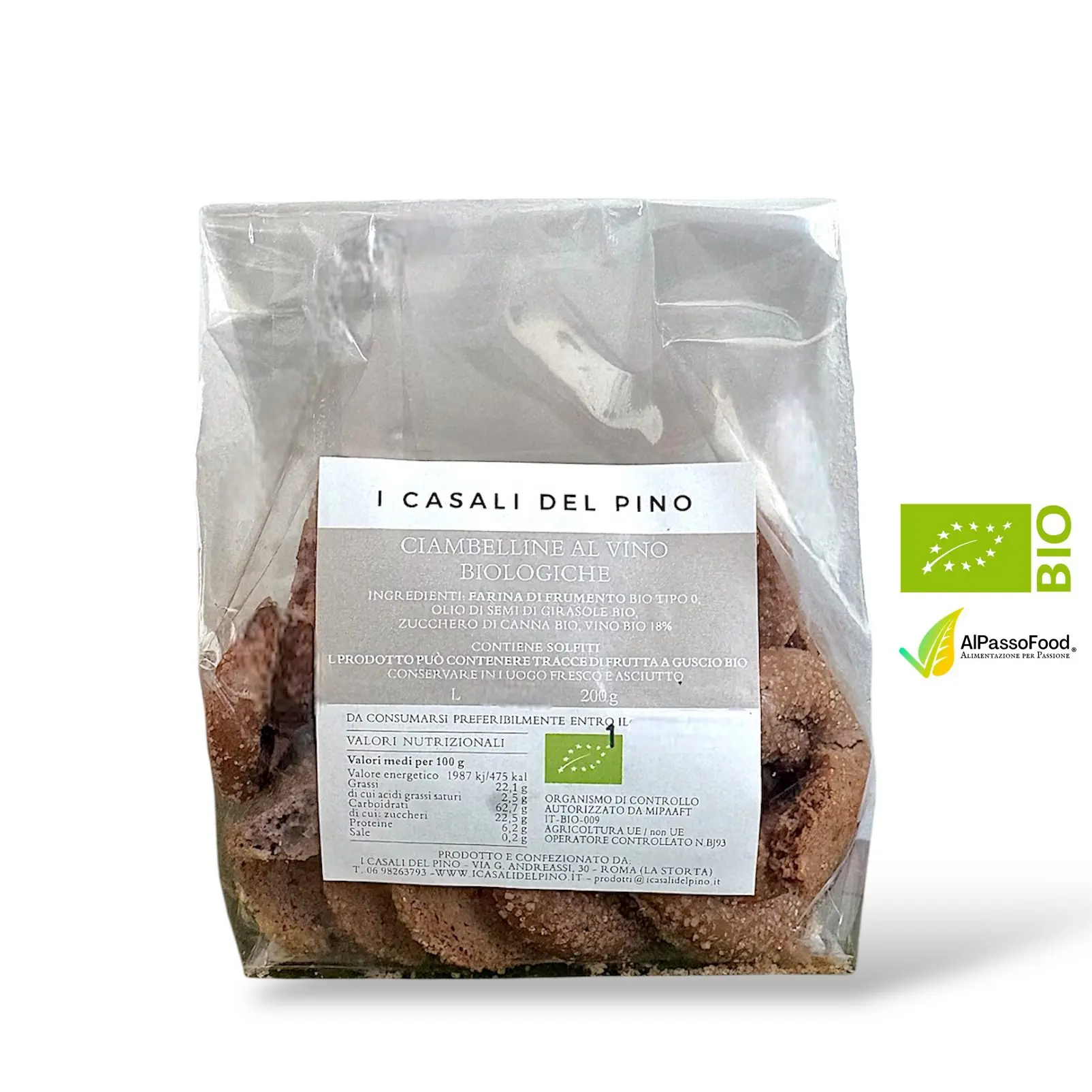 Ciambelline al Vino Biologiche 200g - immagine 3