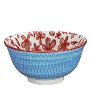 Ciotola in Porcellana “Amici – Rombi Blu” – ml 500/cm 15,5×7