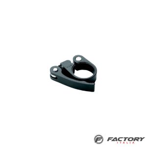 Collarino bloccaggio tubo sella bicicletta nero Ø 34.8