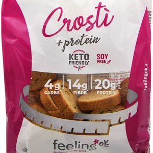 FeelingOK Crostì Natural + Protein 50 g.