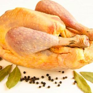 Mezzo pollo ruspante intero