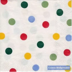 Emma Bridgewater Schonhuber Tovaglioli di Carta Polka Dot Bridgewater