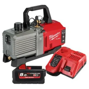 Milwaukee M18 FVP5-801 POMPA PER IL VUOTO A BATTERIA BISTADIO 142 L/MIN