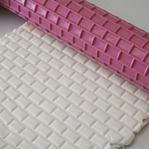 Mattarello decorativo “Mattoncini”  – Wonder Cake Silikomart