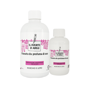 Profumatore di Bucato ‘MUSCHIO E LOTO’ – Bucato di Adele 500ml