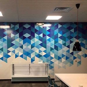 Pvc prespaziato da parete stampa HD al mq