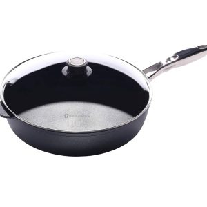 Padella Alta ‘Sauteuse’ antiaderente con coperchio cm 32 – Swiss Diamond