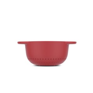 Scolapasta piccolo “Chef It” Rosso Corallo – cm Ø16,3×9