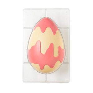 Stampo per Uova di Pasqua in Cioccolato Decorate – 250 grammi