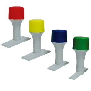 Timbro manuale in plastica Handy confezione con 100 basi 25×55