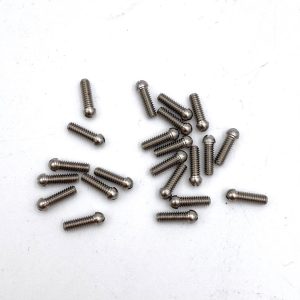 Coppia di viti  in ottone cromato per citofoniera CRITELLI