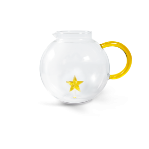 WD Brocca in Vetro Borosilicato Stella di Natale