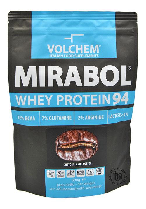Volchem Mirabol Whey Protein 94 Caffè 500 g. - immagine 2