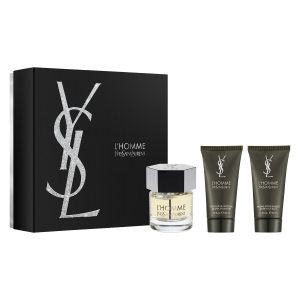 YSL L’HOMME CONFEZIONE REGALO EDT 60 ML+AFTER SHAVE BALM 50ML+GEL DOCCIA 50ML